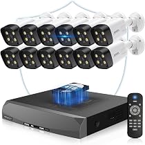 Amazon.co.jp: OHWOAI 12台セット PoE防犯カメラ 屋外用 4K 800万画素